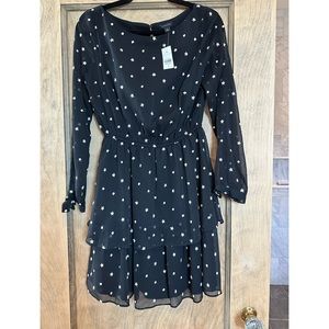 Brand New black and white dress by Ann Taylor